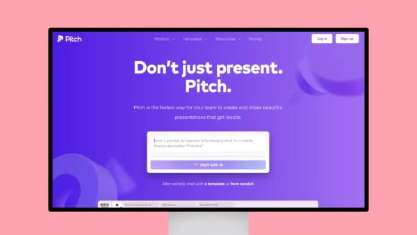 Presentation software for fast-moving teams Pitch