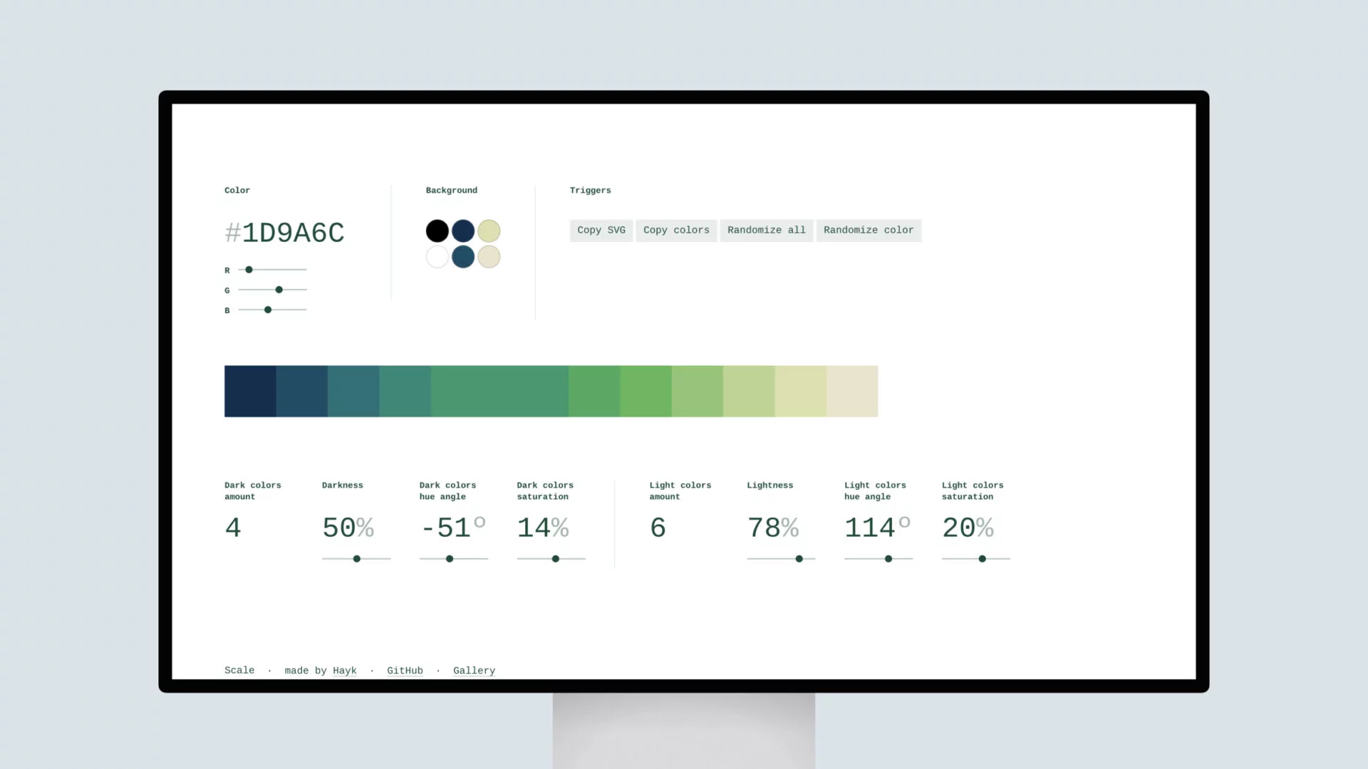 scale — color scale generator