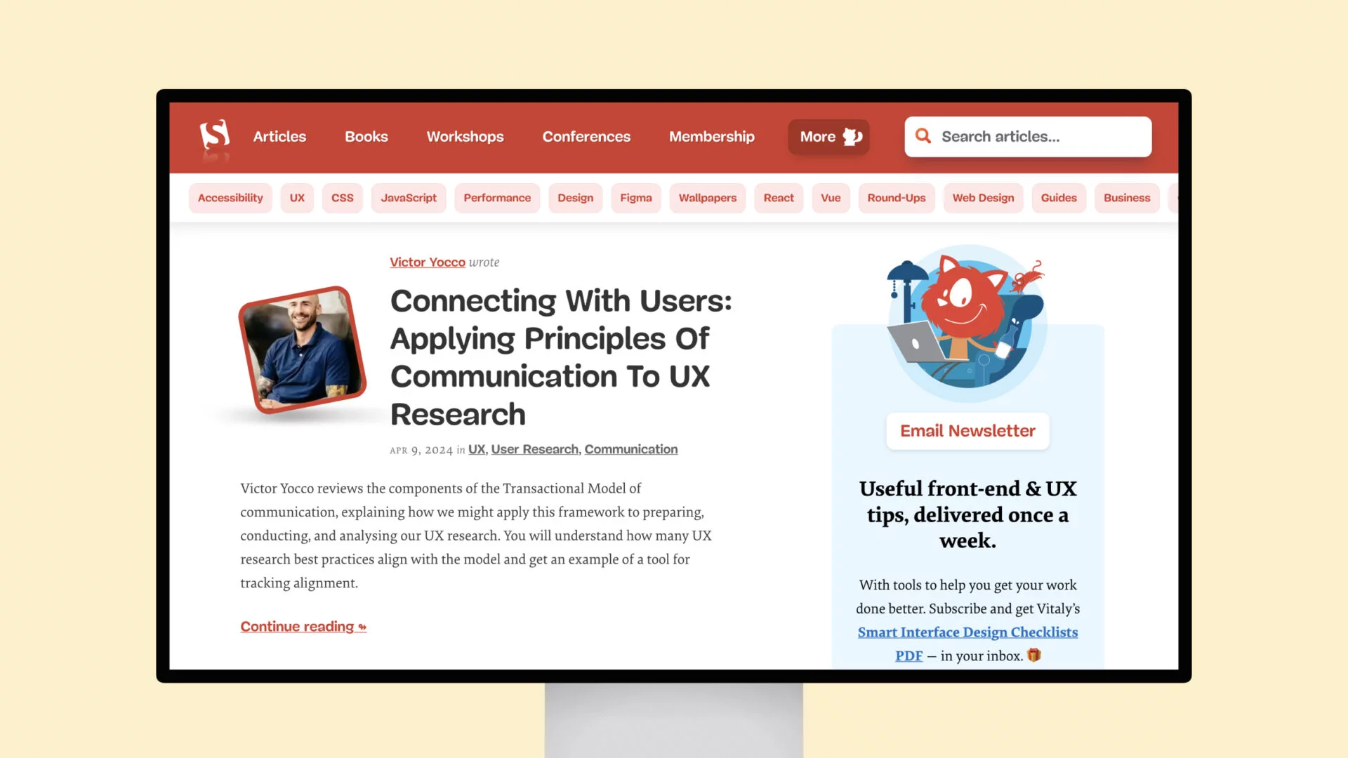smashing magazine — for web designers and developers