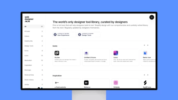 Webdesigner.tool – The world’s only designer tool library, curated by designers