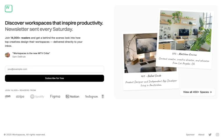 Workspaces Newsletter