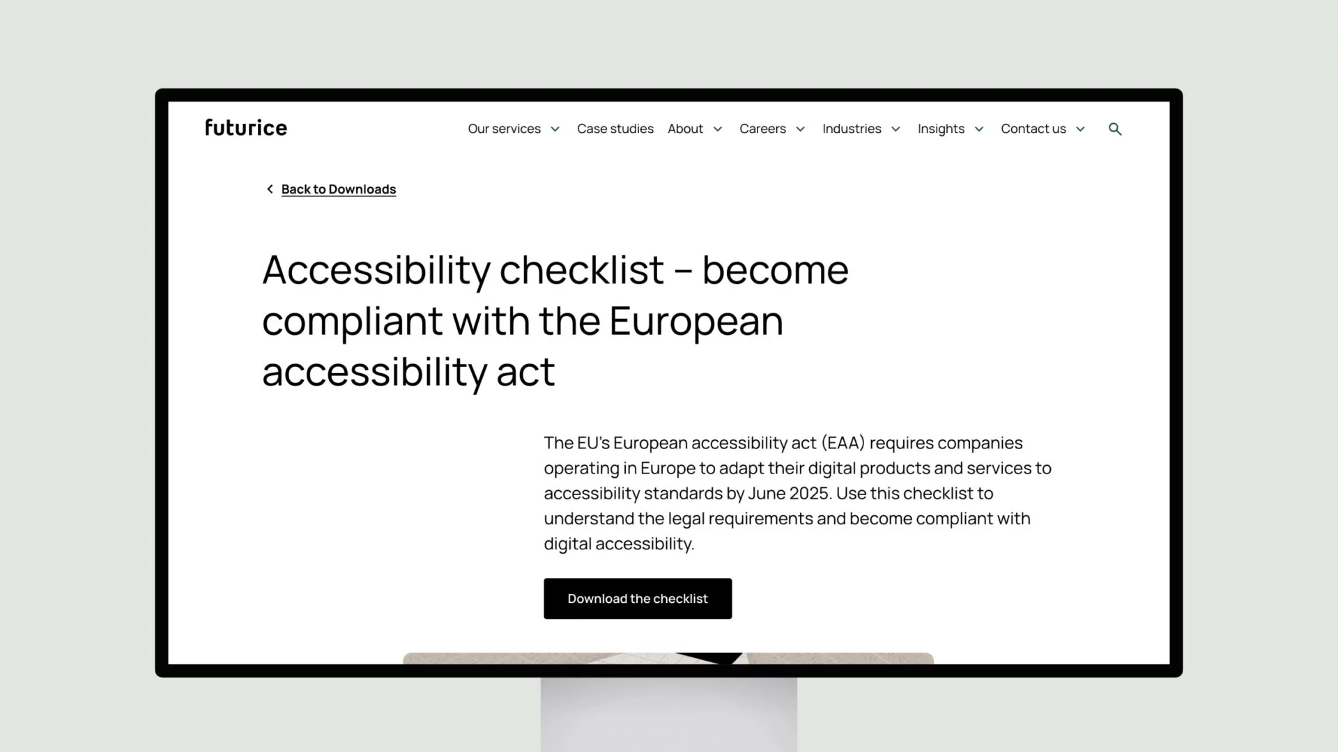 futurise – Accessibility checklist