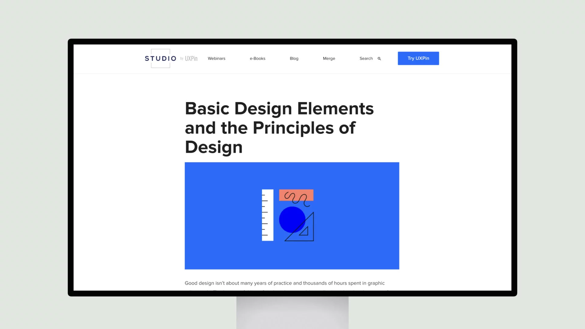 basic design elements and the principles of design