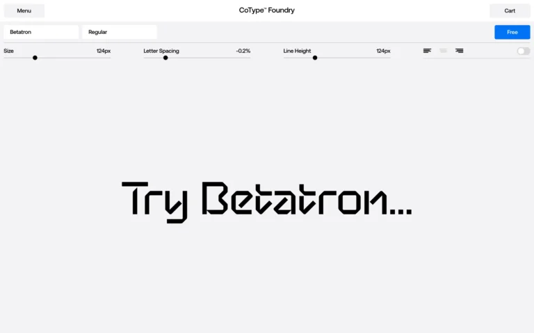 Betatron – CoType Foundry