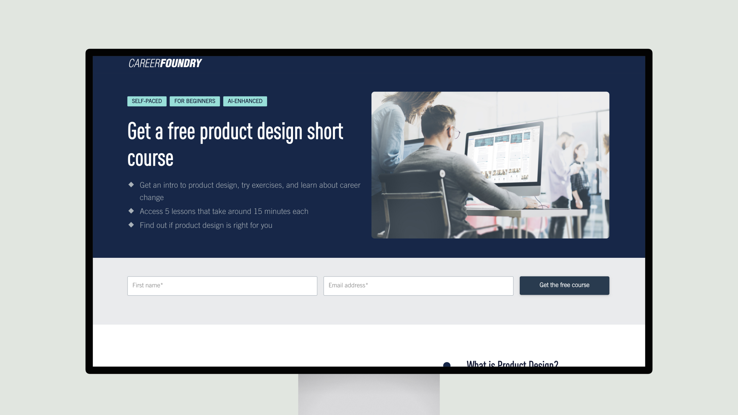 CareerFoundry – A free product design short course