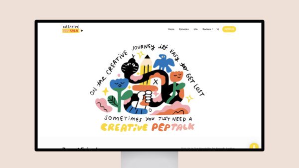 Creative Pep Talk – A Weekly Podcast Companion for Your Creative Journey