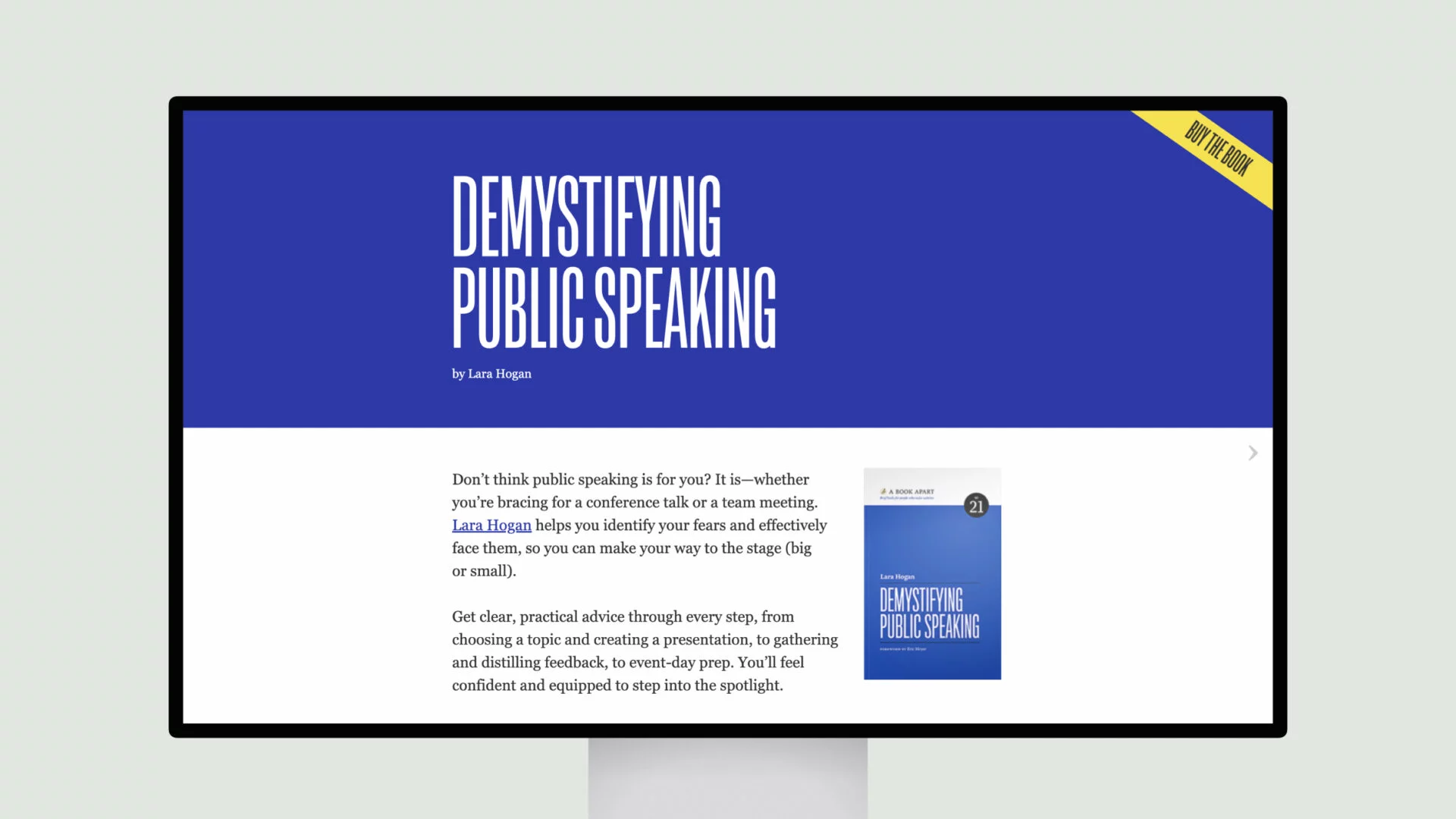 Demystifying Public Speaking