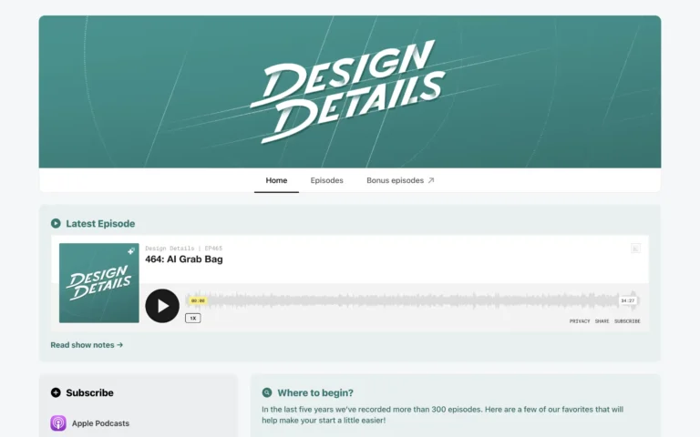 Design Details Podcast