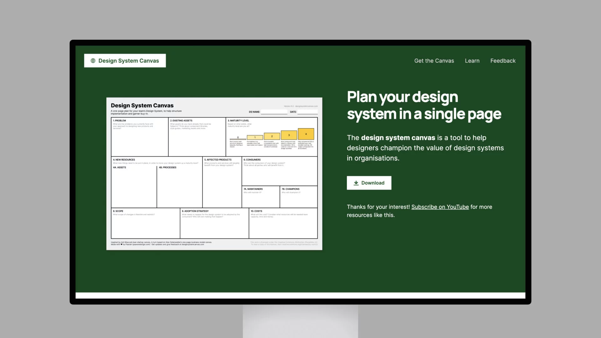 Design System Canvas