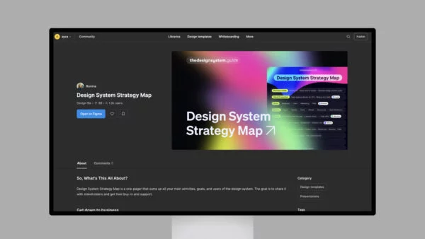 Design System Strategy Map