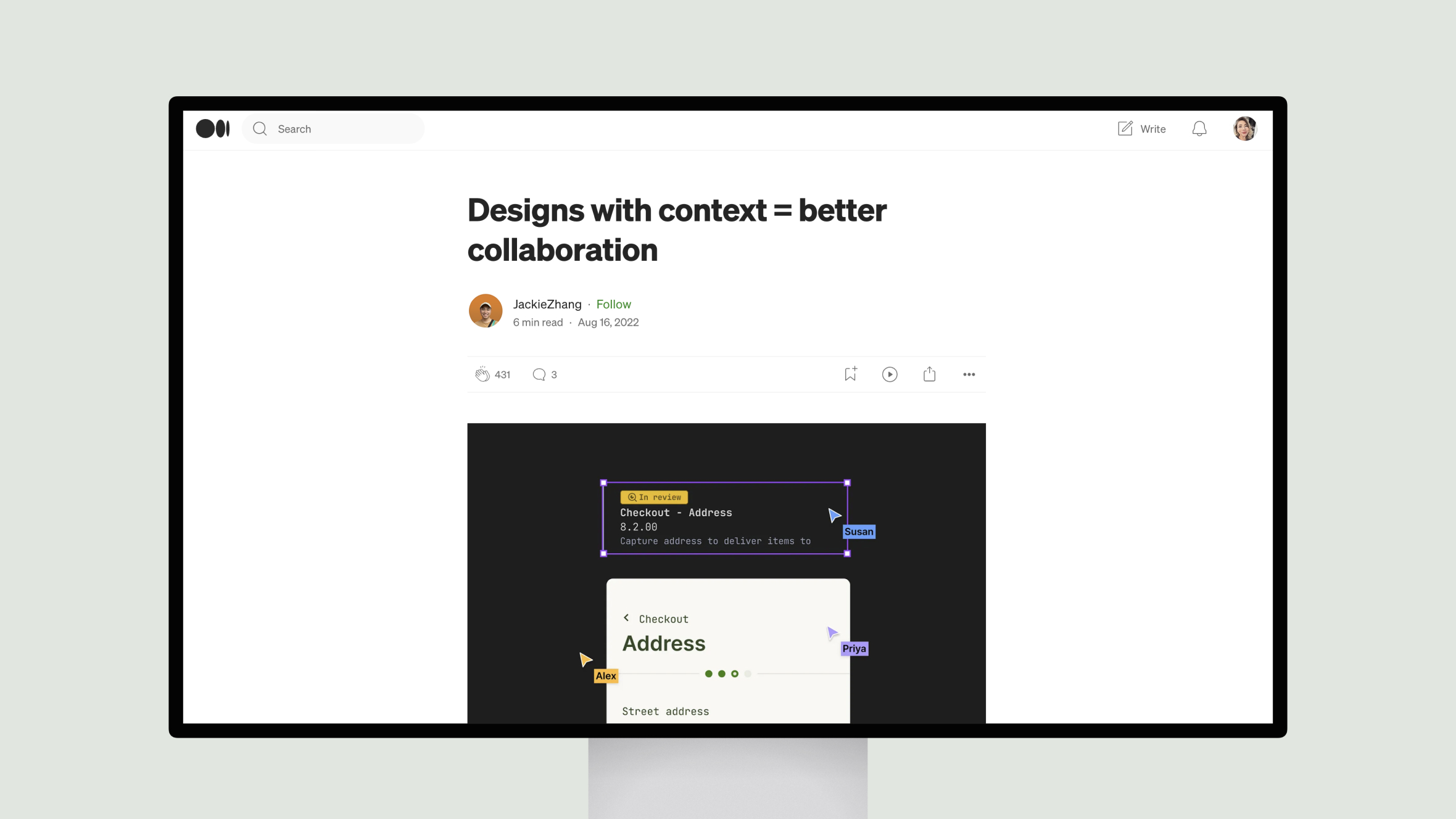 Designs with context = better collaboration