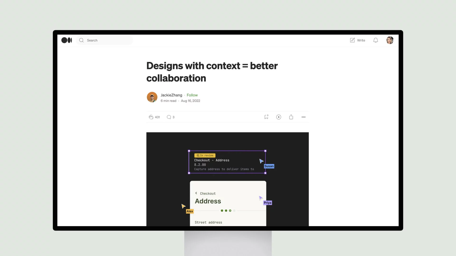 Designs with context = better collaboration