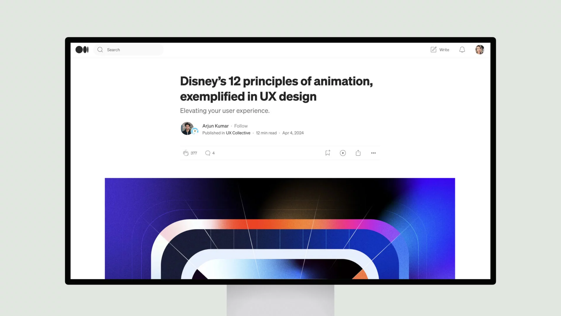 disney’s 12 principles of animation, exemplified in ux design