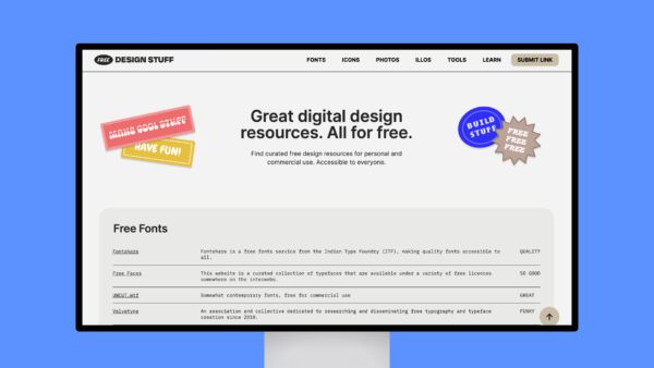 Free Design Stuff – Great digital design resources