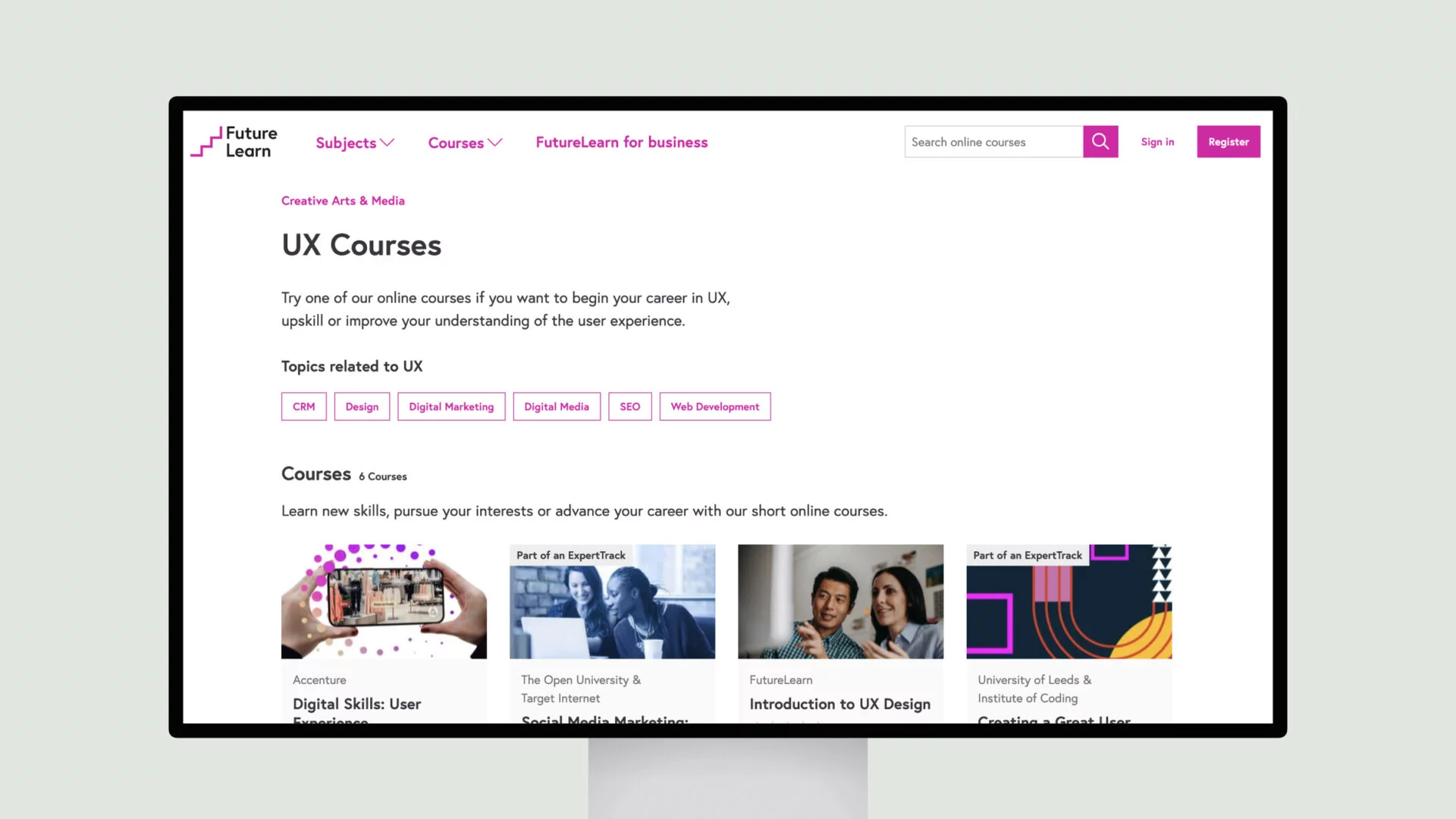 FutureLearn – UX Courses