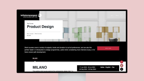 Istituto Marangoni – Product Design Courses