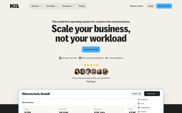 Kit: Email-First Operating System for Creators (formerly ConvertKit)