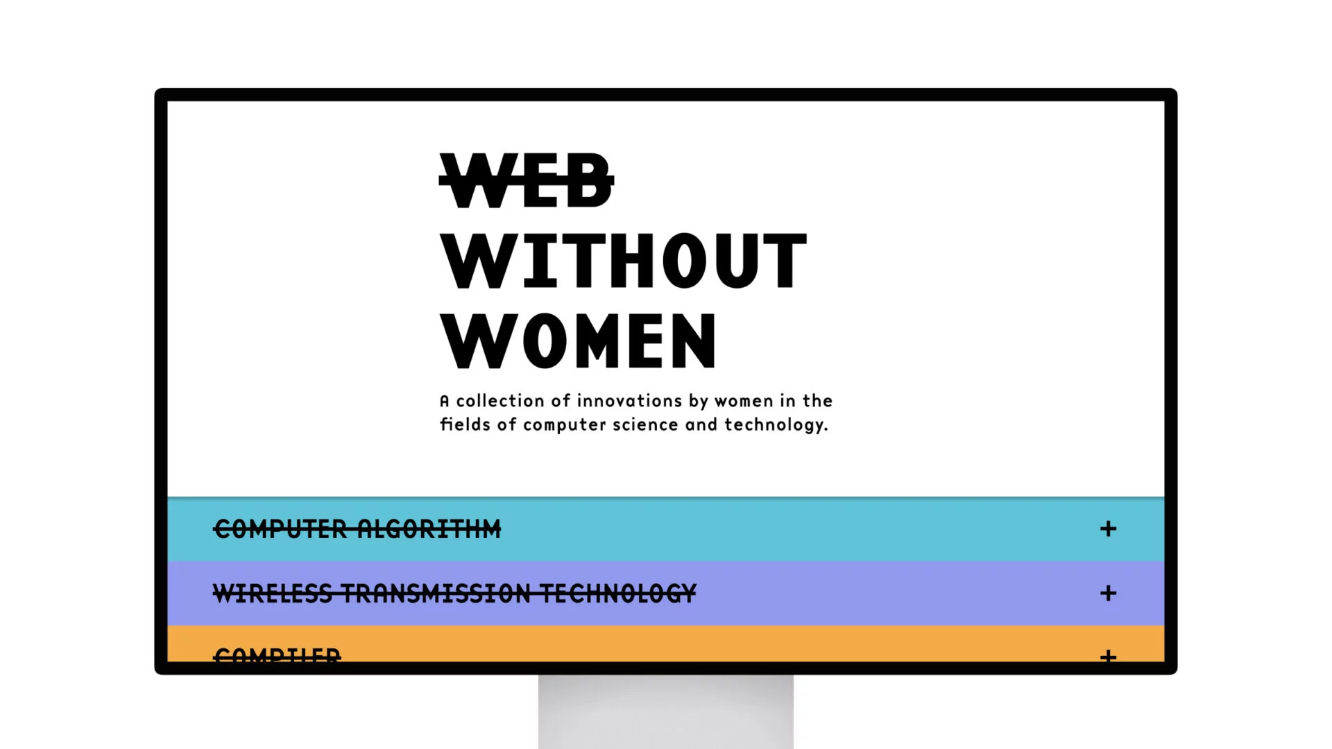 no web without women a collection by women in the fields of computer science and technology