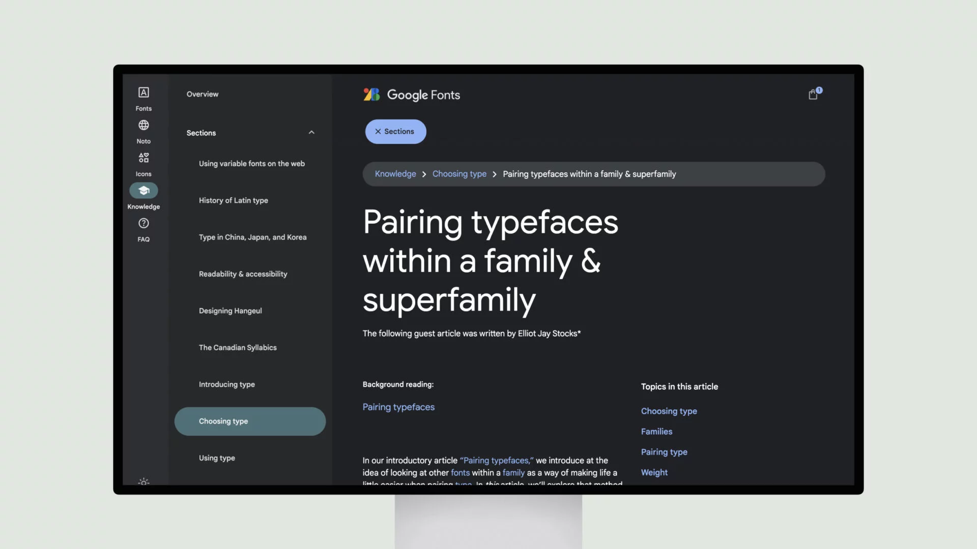 Pairing typefaces within a family superfamily – Fonts Knowledge