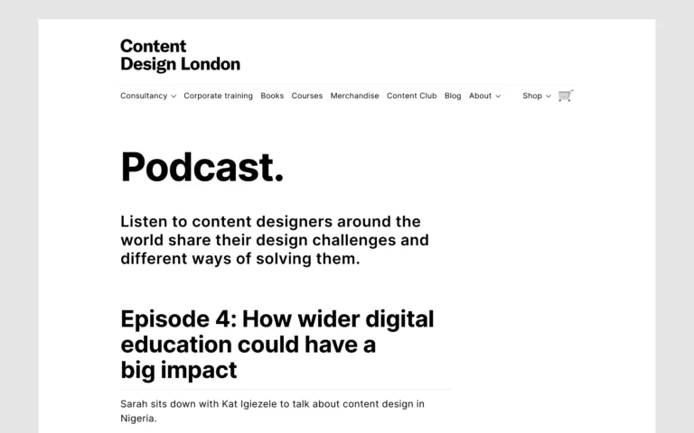 Content Design London