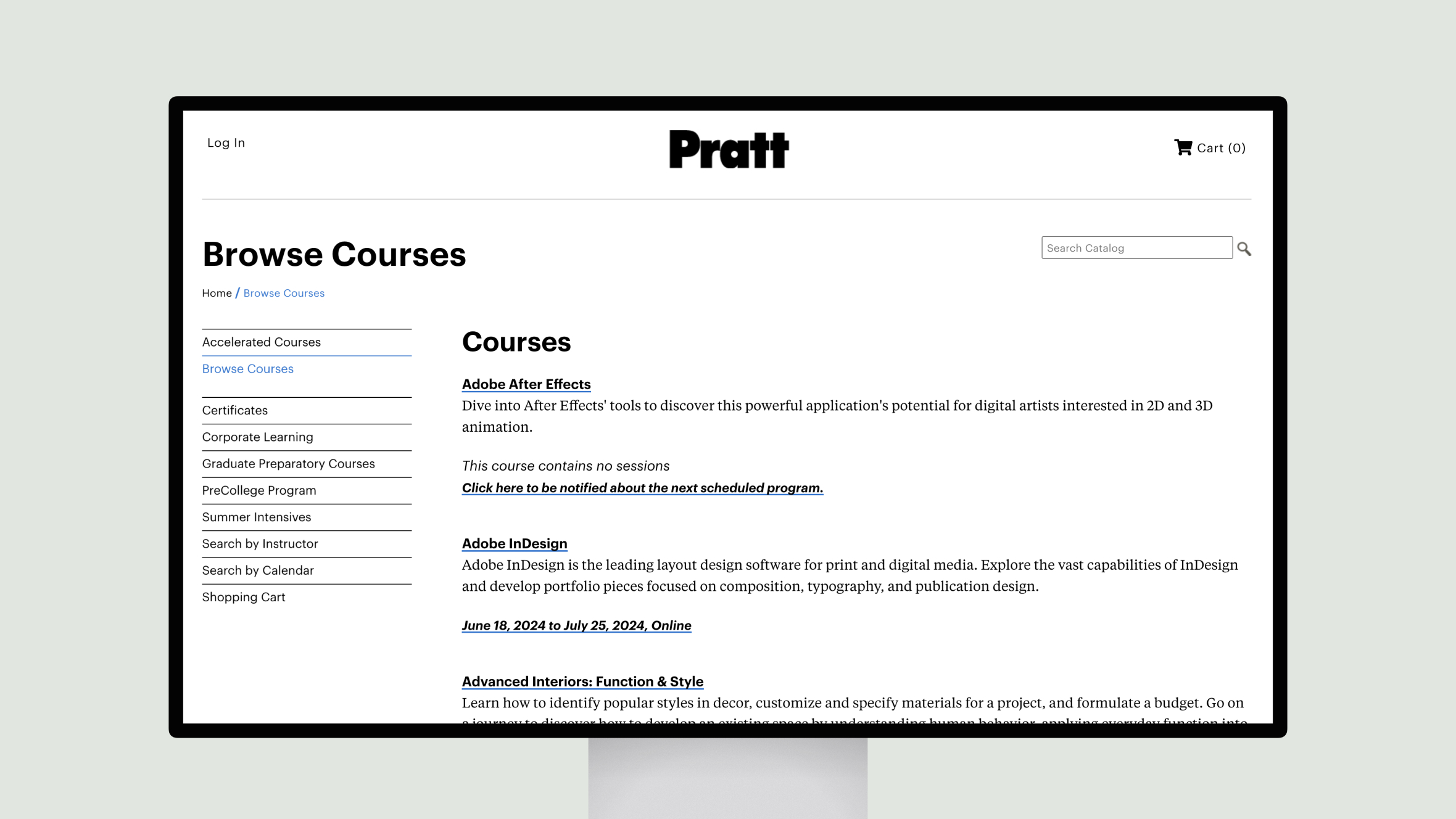 Pratt Institute’s School of Continuing & Professional Studies – Browse Courses