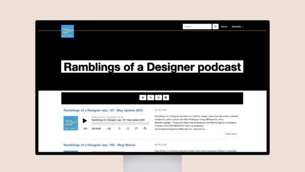 Ramblings of a Designer podcast