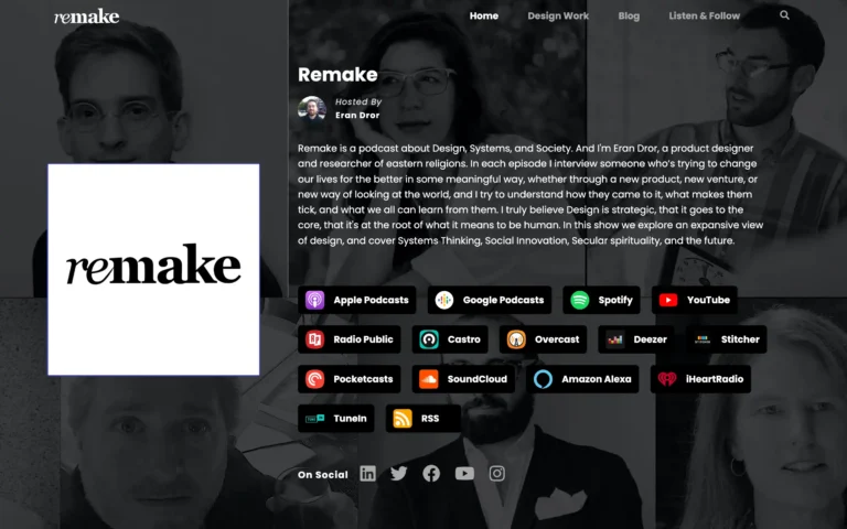Remake Podcast – Design, Systems and Society
