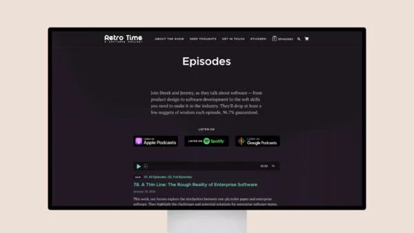 Retro Time // A Software Podcast with Jeremy Miller and Derek Seibert