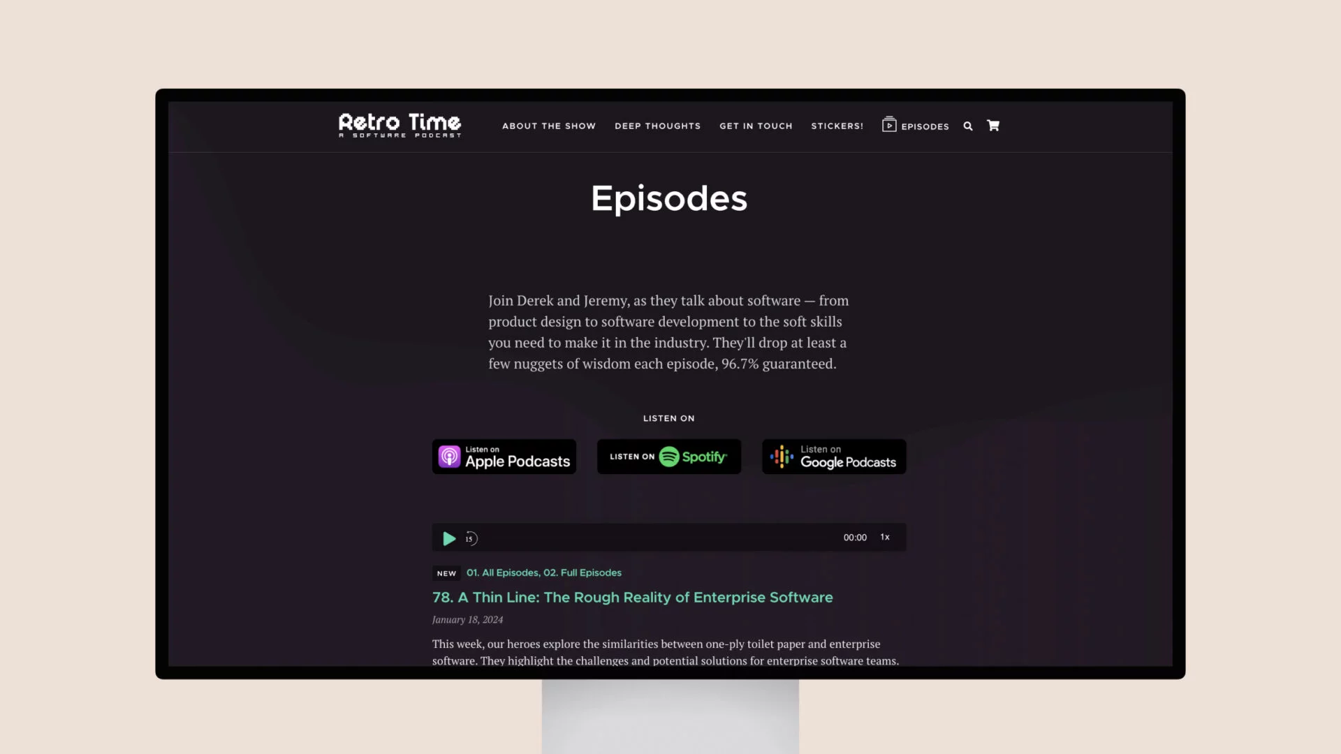 retro time :: a software podcast with jeremy miller and derek seibert