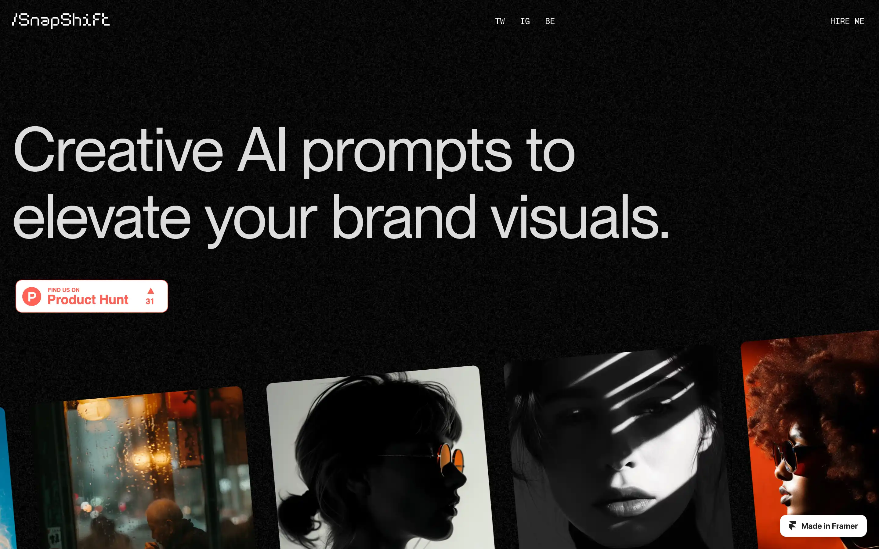 Creative AI prompts enhance brand visuals.