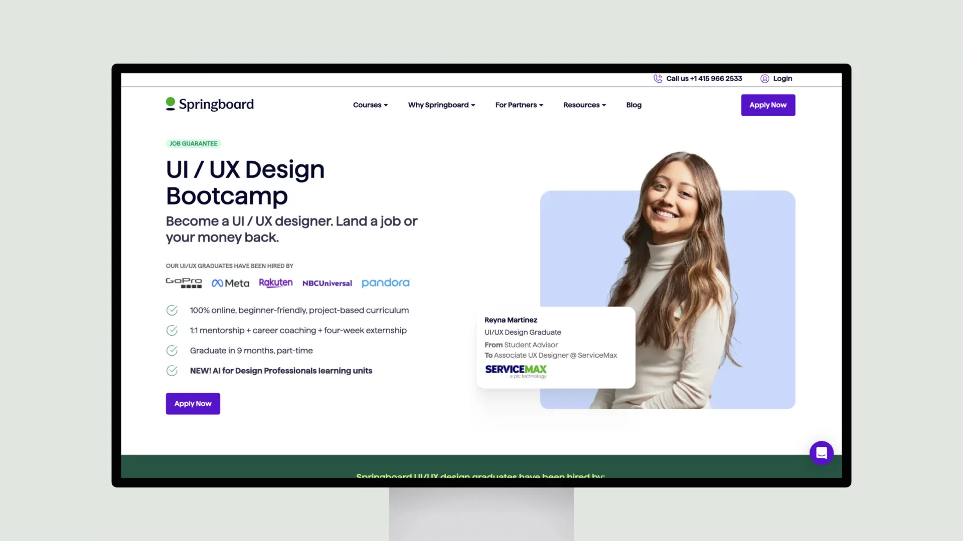 Springboard – UI / UX Design Bootcamp