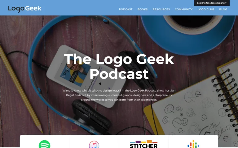 Logo Geek Podcast by Ian Paget