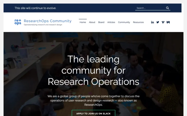 ResearchOps Community