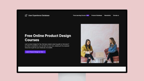 User Experience Database – Free Online Product Design Courses