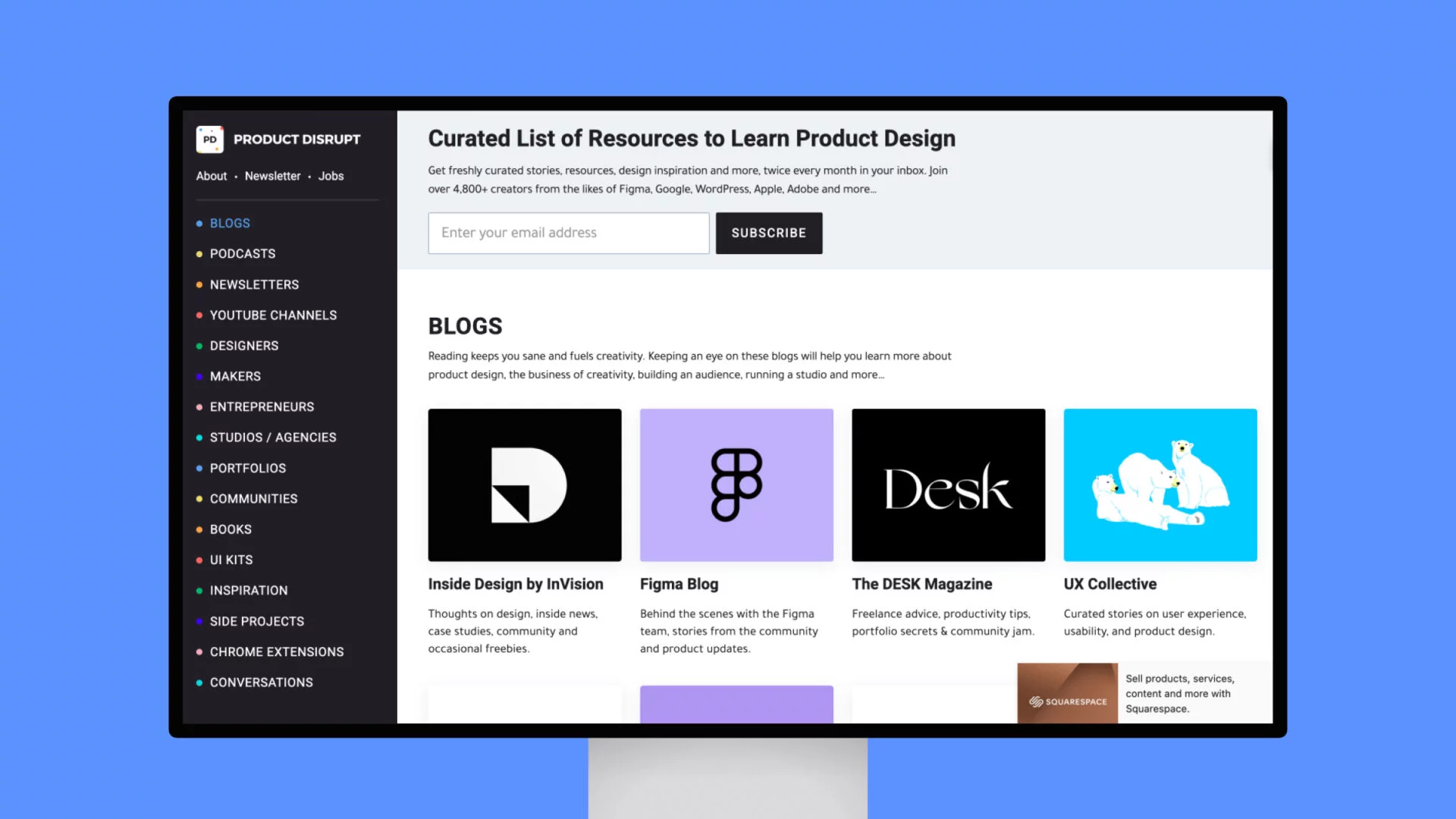 product disrupt – curated resources to learn product design and c 1