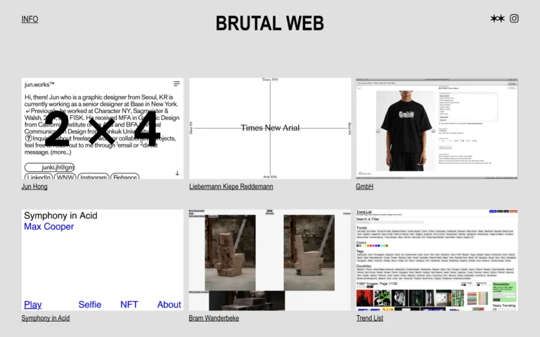 Brutal Web — [Neo]-Brutalist Websites Gallery