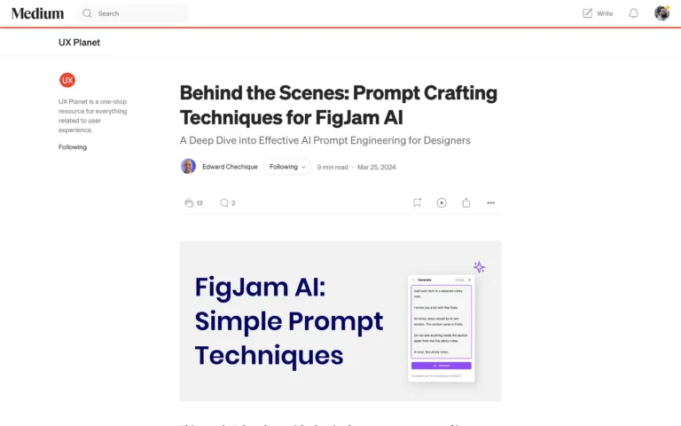 Behind the Scenes: Prompt Crafting Techniques for FigJam AI