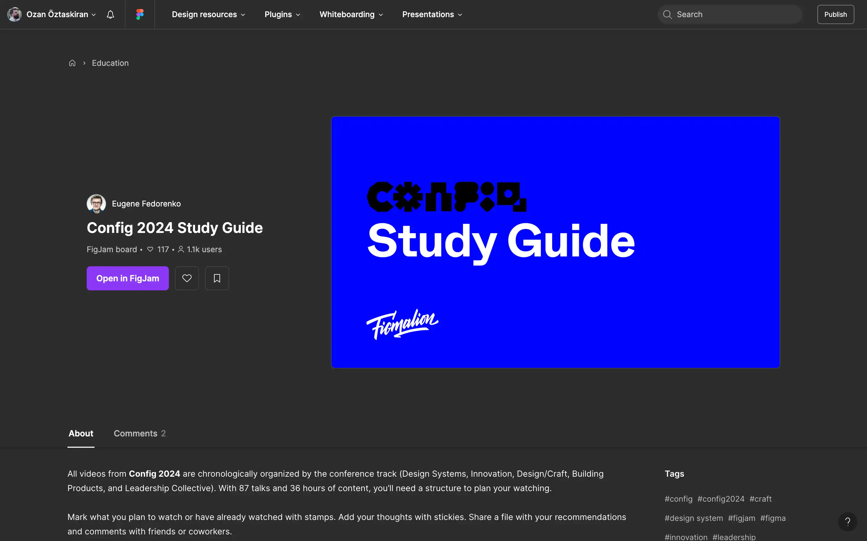 Config 2024 Study Guide in FigJam board screenshot