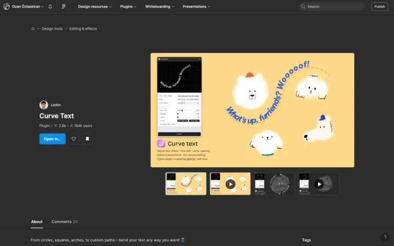 Curve Text – Bend your text any way you want