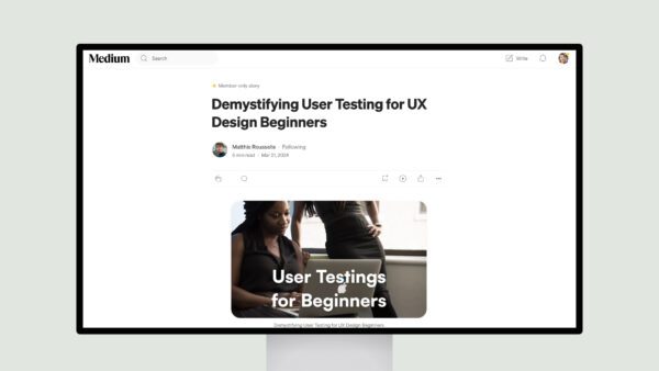 Demystifying User Testing for UX Design Beginners