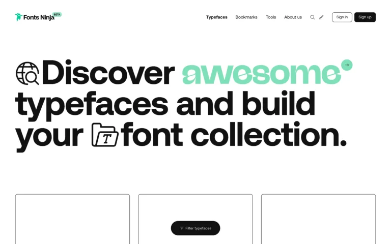 Fonts Ninja – Discover, buy and download awesome fonts