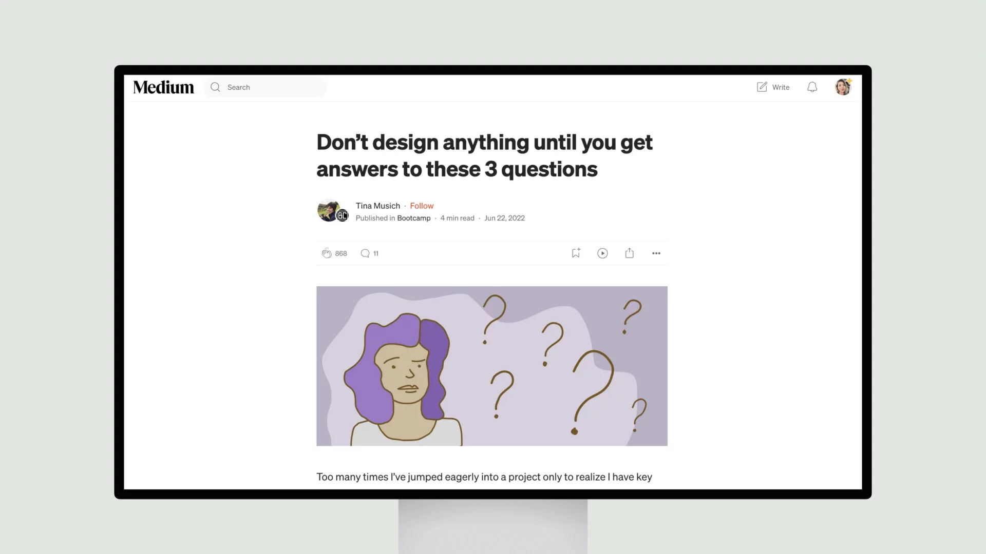 Don’t design anything until you get answers to these 3 questions