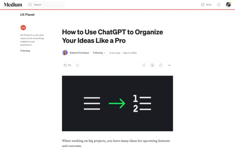 How to Use ChatGPT to Organize Your Ideas Like a Pro