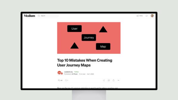 Top 10 Mistakes When Creating User Journey Maps