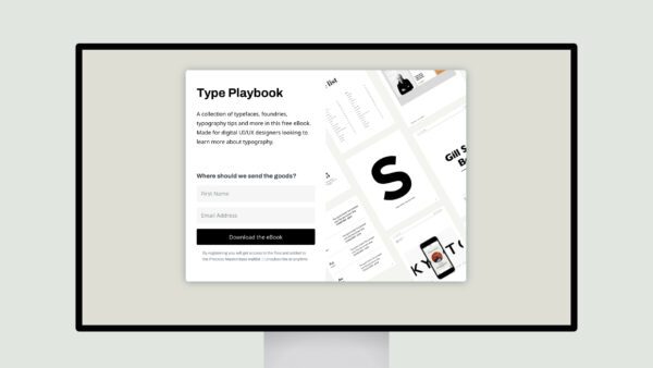Type Playbook – A collection of typefaces, foundries, typography tips and more
