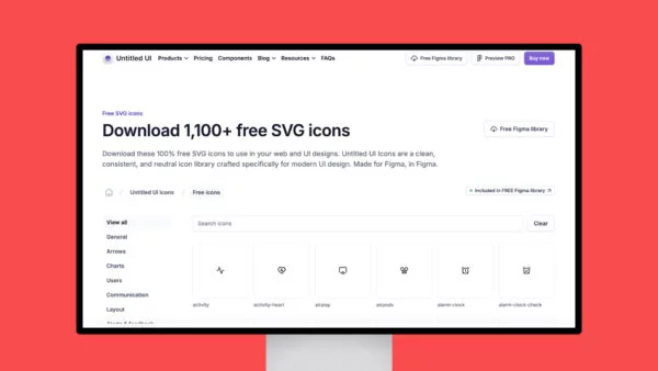 Untitled UI – 1,100+ FREE SVG icons