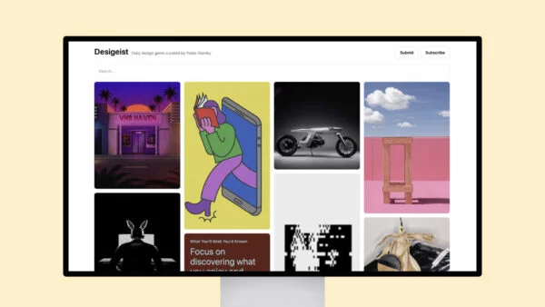 Desigeist – Daily Design Inspiration by Pablo Stanley