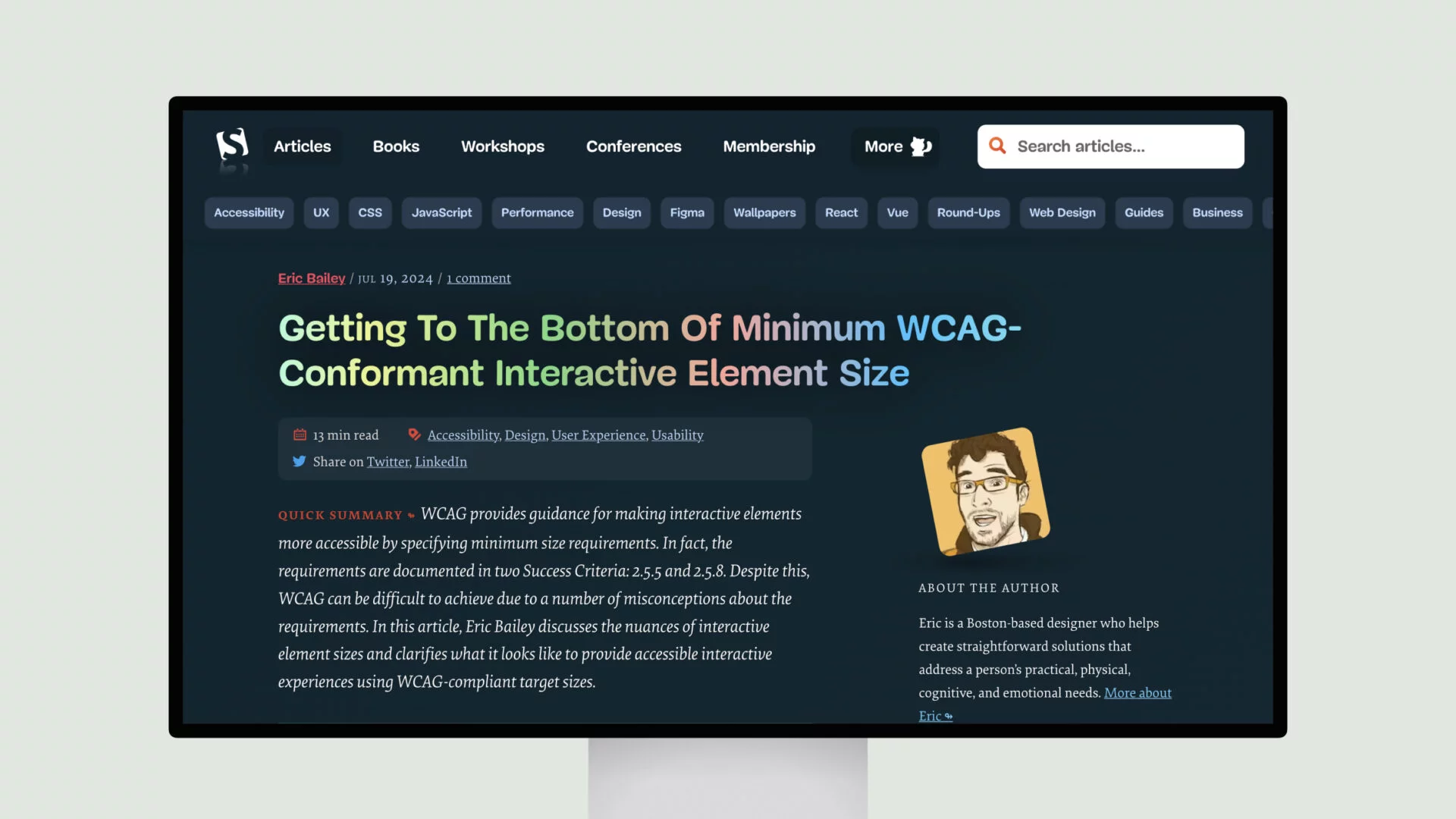 Getting To The Bottom Of Minimum WCAG-Conformant Interactive Element Size