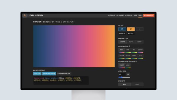 Gradient Generator: Create Vivid CSS & SVG Gradients