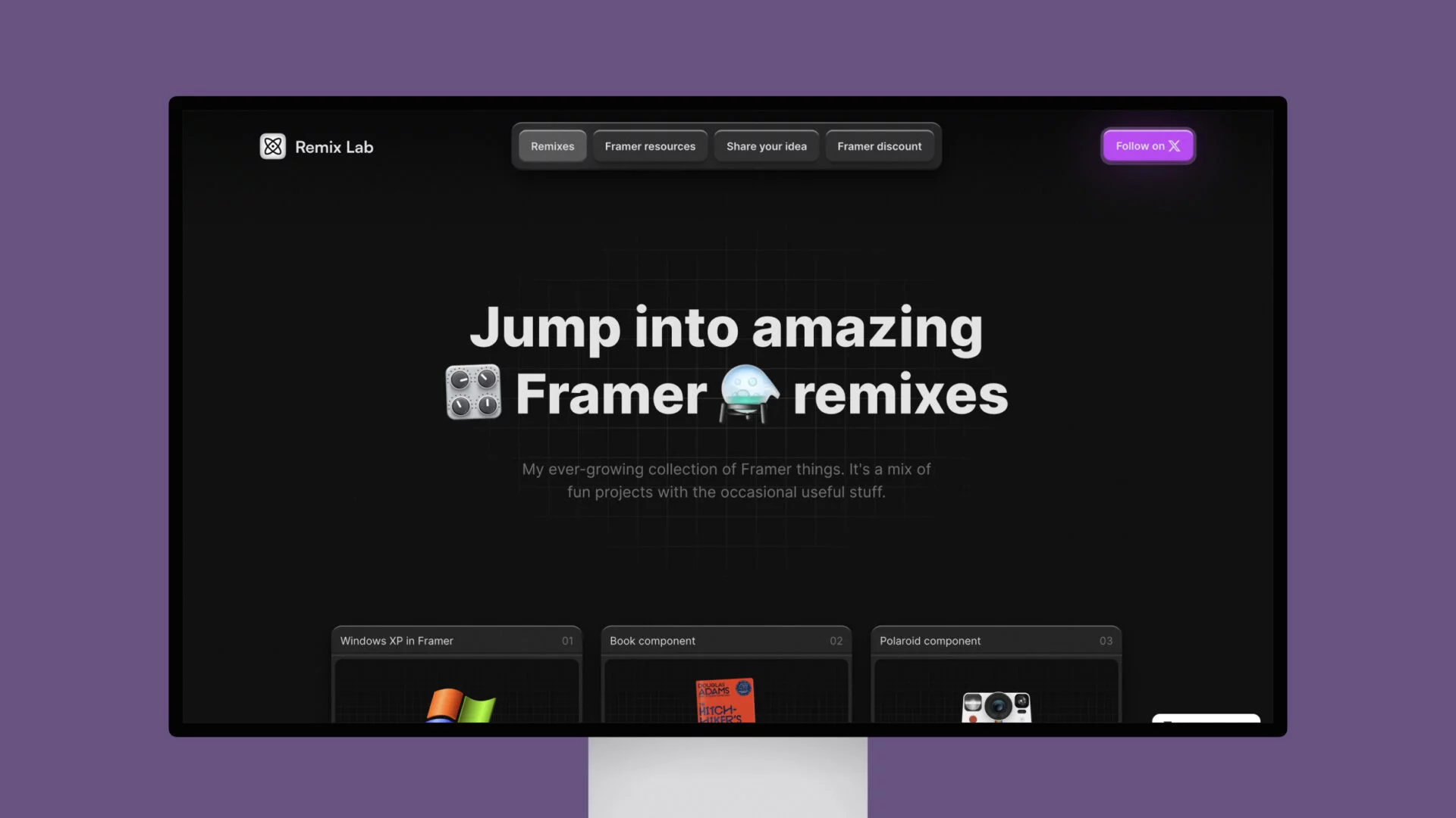 remix lab a collection of framer projects and resources